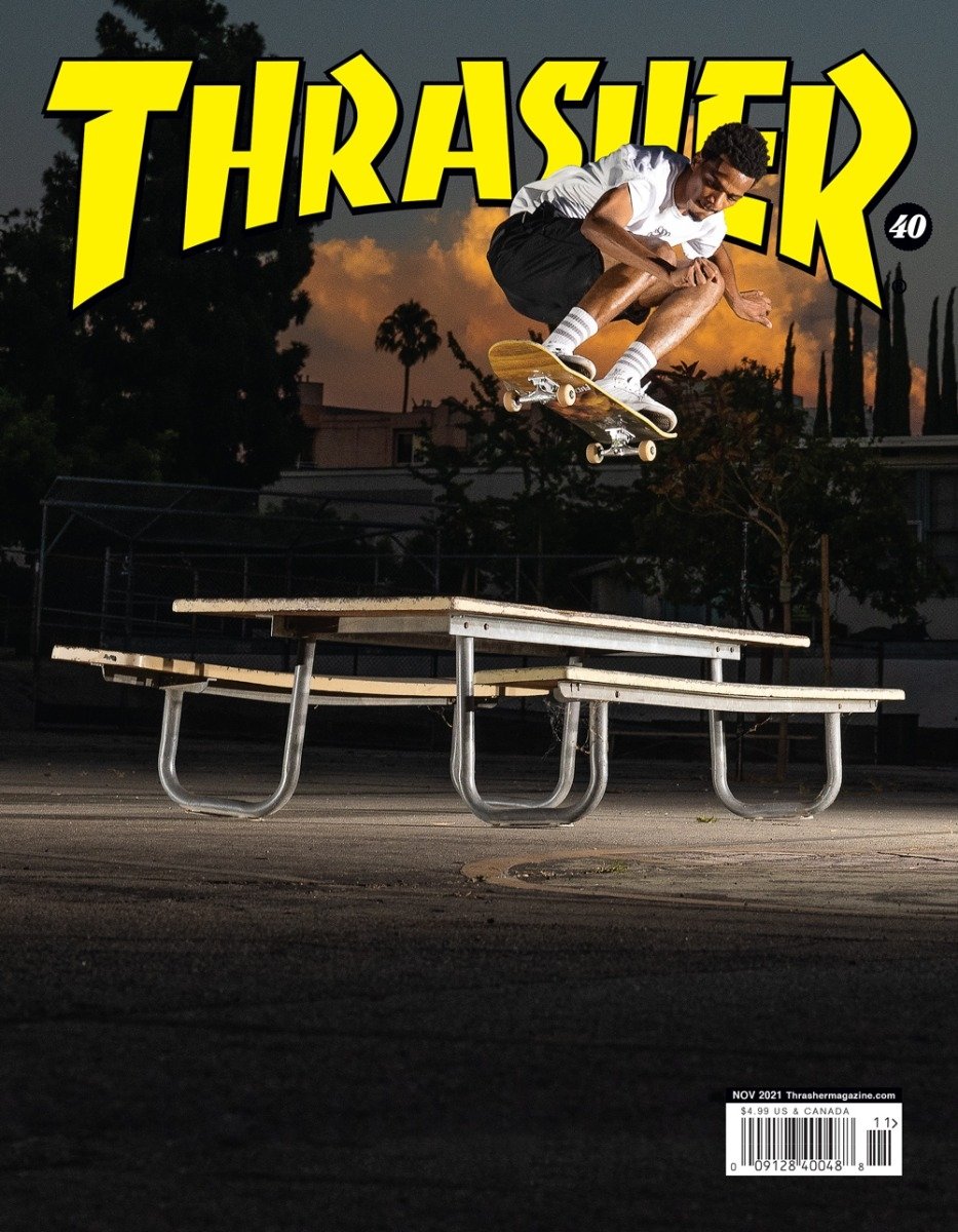 THRASHER MAGAZINE NOVEMBER 2021 - The Drive Skateshop