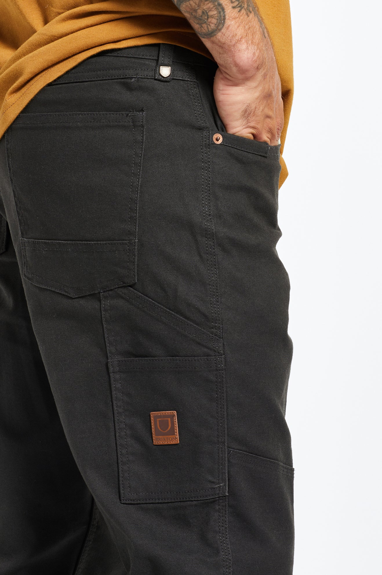 BRIXTON BUILDERS CARPENTER PANT WASHED BLACK – The Drive