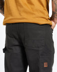 BRIXTON BUILDERS CARPENTER PANT WASHED BLACK