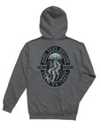 DARK SEAS TRANSLUCENT STOCK PULLOVER FLEECE GUNMETAL HEATHER