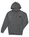 DARK SEAS TRANSLUCENT STOCK PULLOVER FLEECE GUNMETAL HEATHER