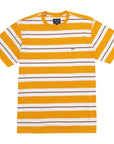 DARK SEAS GINSBURG KNIT T-SHIRT WHITE/GOLD