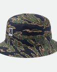 BRIXTON BETA PACKABLE BUCKET HAT TIGER CAMO