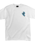 SANTA CRUZ T-SHIRT SCREAMING HAND WHITE