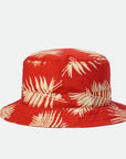BRIXTON BETA PACKABLE BUCKET HAT ALOHA RED - The Drive Skateshop