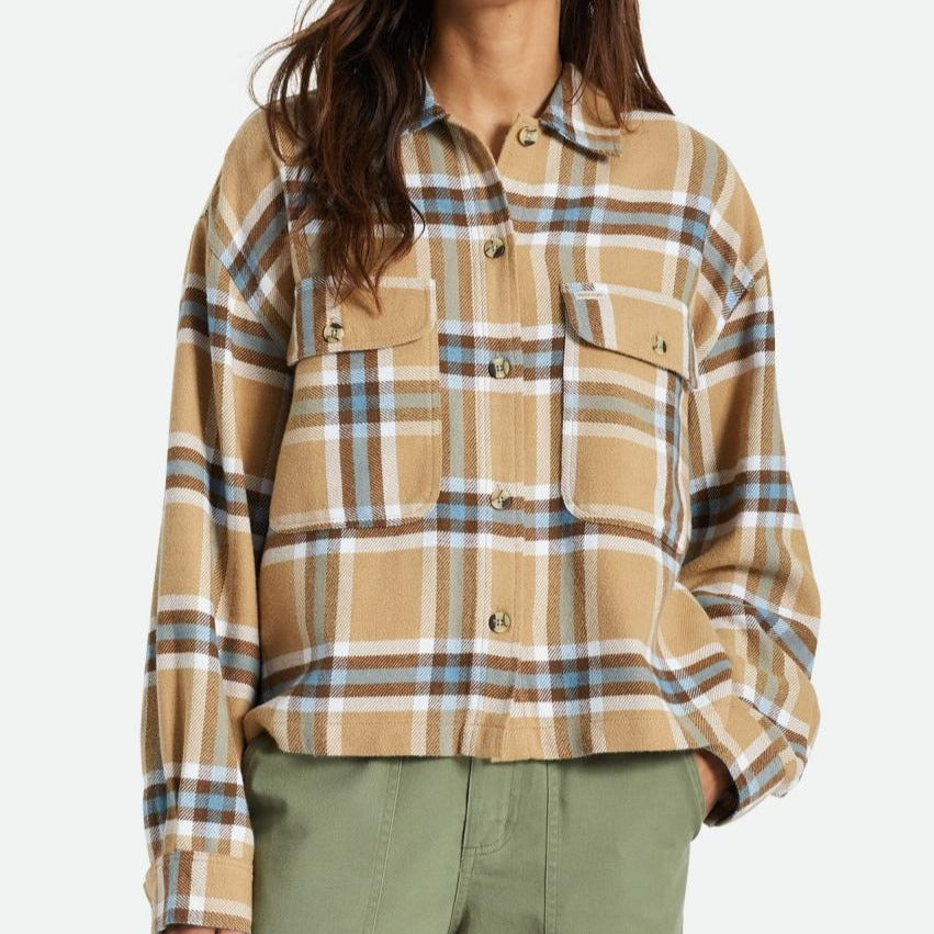 BRIXTON WOMENS BOWERY FLANNEL MOJAVE - The Drive Skateshop
