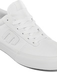 WOMENS ETNIES CALLI-VULC WHITE/WHITE/GUM - The Drive Skateshop