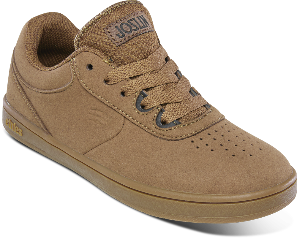 ETNIES KIDS JOSLIN BROWN/BLACK/GUM - The Drive Skateshop