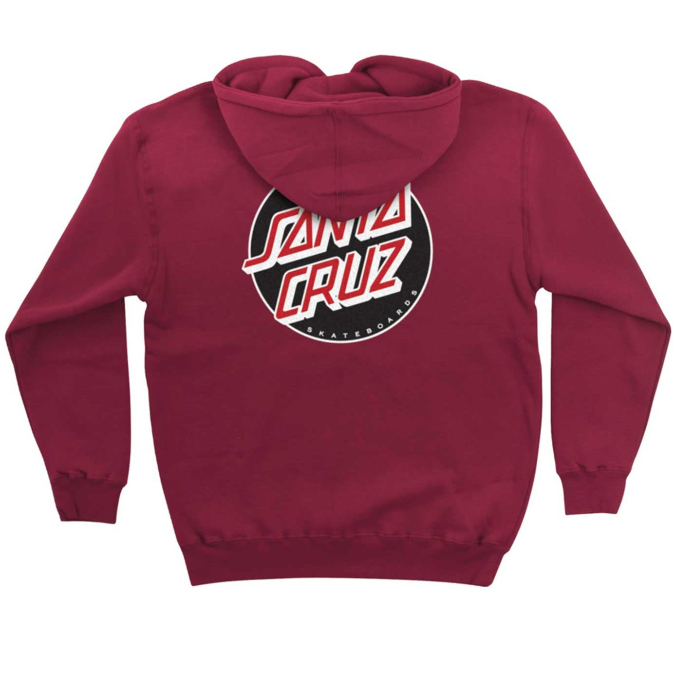 SANTA CRUZ HOODIE OTHER DOT CURRANT/BLACK/RED – The Drive