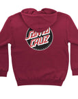 SANTA CRUZ HOODIE OTHER DOT CURRANT/BLACK/RED - The Drive Skateshop