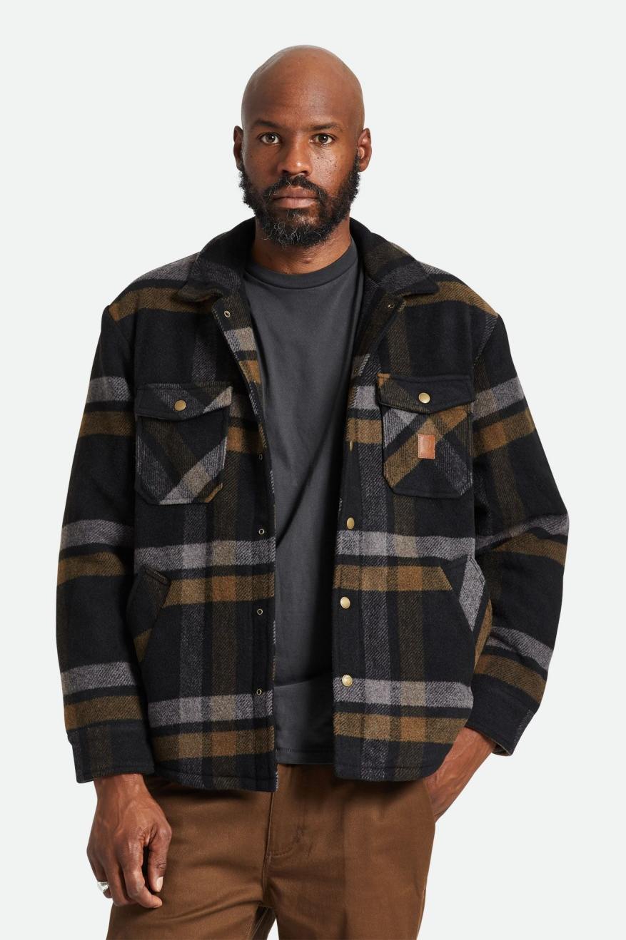 ジャケット・アウター Brixton Track Jacket ナイロンジャケット BRIXTON ブリクストン CLAXTON CREST LW ZIP HOOD