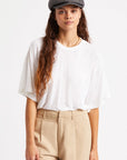 BRIXTON MONTAUK OVERSIZED T-SHIRT OFF WHITE - The Drive Skateshop