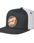 SANTA CRUZ MESH TRUCKER SNAPBACK FLIER DOT BLACK
