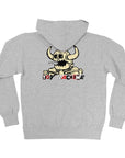 INDEPENDENT X TOY MACHINE SWEATER TOY MASH UP HEATHER GREY - The Drive Skateshop
