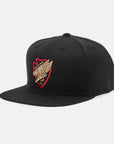 BRIXTON CLEBURNE MP SNAPBACK BLACK - The Drive Skateshop