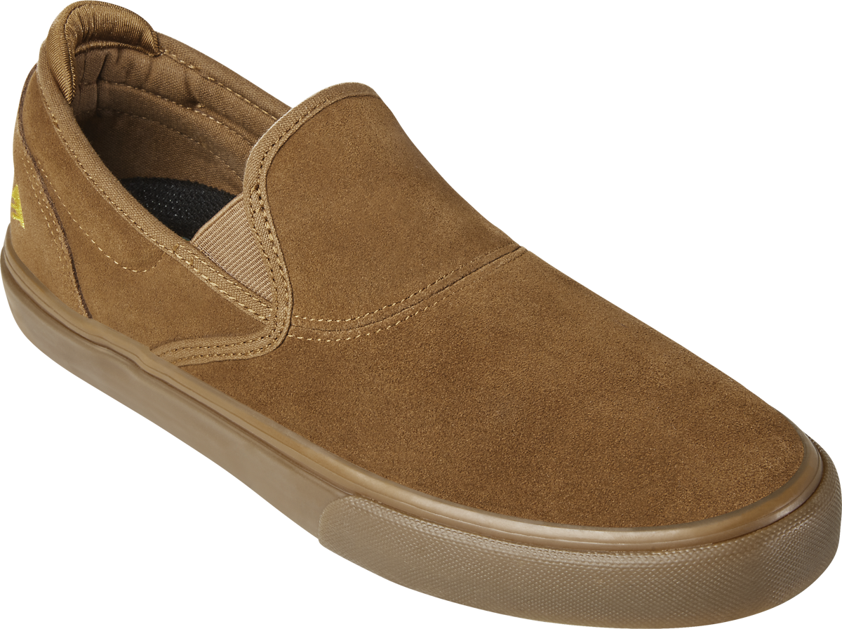 EMERICA WINO G6 SLIP ON BROWN/GUM