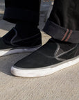 EMERICA WINO G6 SLIP-ON BLACK/WHITE/GOLD - The Drive Skateshop