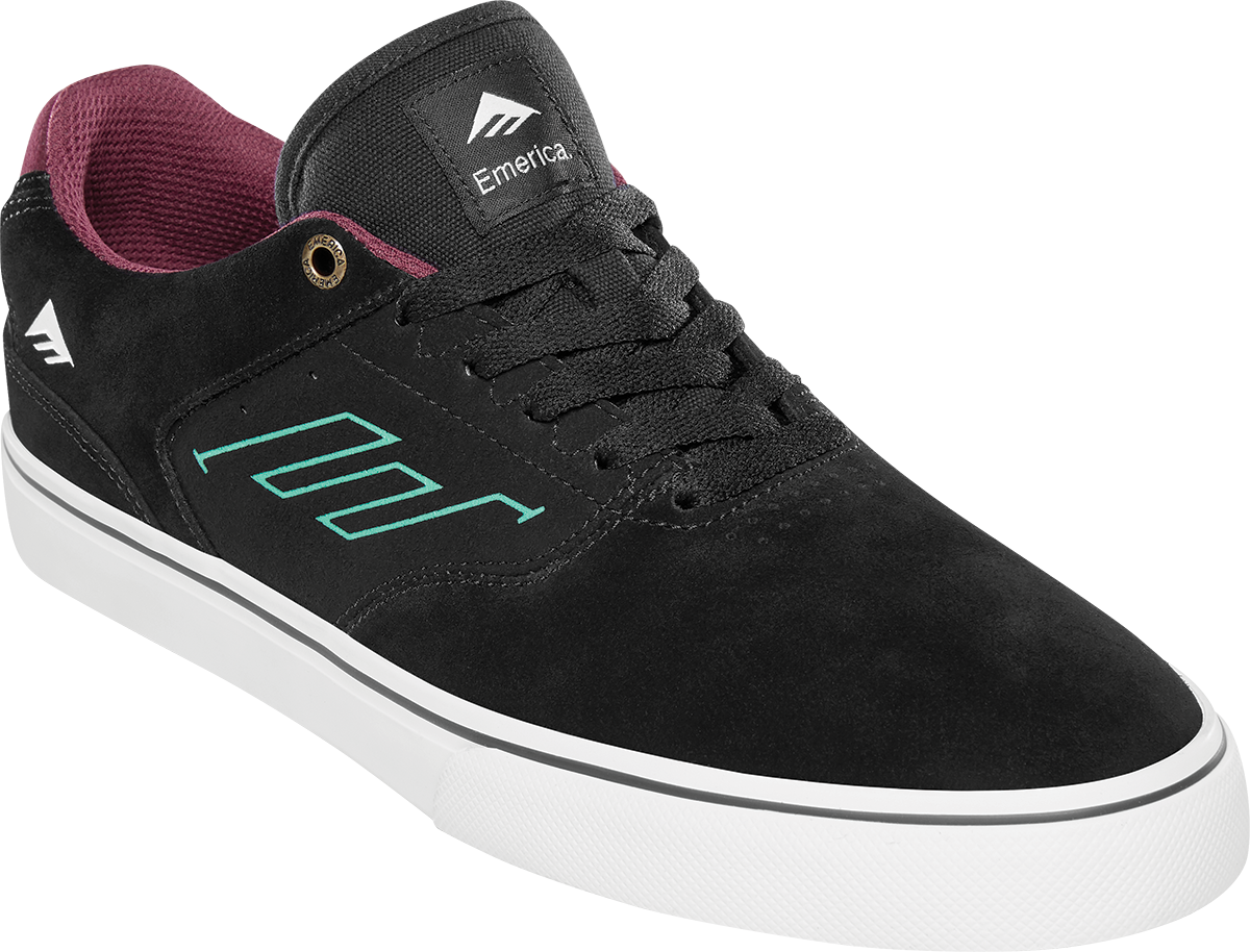 EMERICA THE LOW VULC BLACK - The Drive Skateshop