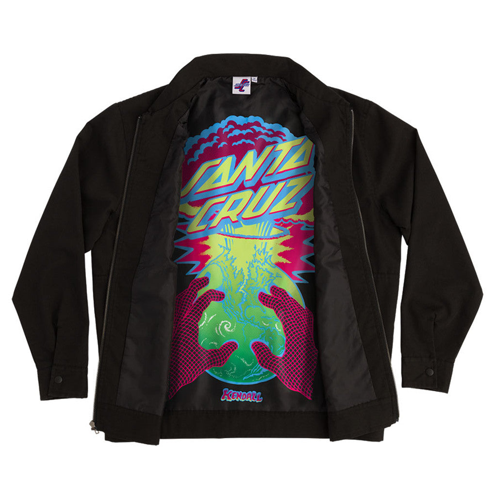 SANTA CRUZ☆ダブルエースハードウエア（Lサイズ）結局クロが1番シブい！ SANTA CRUZ WORK JACKET END OF THE WORLD BLACK – The Drive