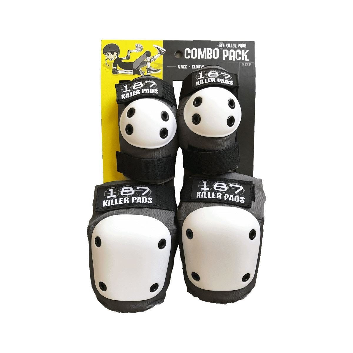 187 KILLER PADS - SET (KNEES & ELBOWS) - The Drive Skateshop