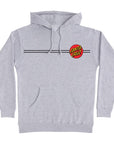 SANTA CRUZ HOODIE CLASSIC DOT GREY HEATHER