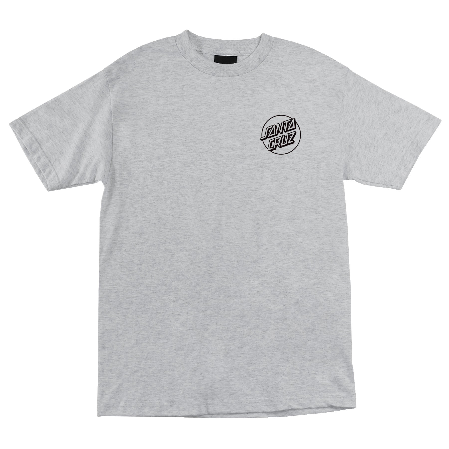 SANTA CRUZ OPUS DOT T-SHIRT HEATHER GREY/BLACK – The Drive