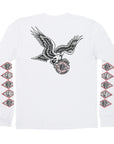 INDEPENDENT L/S T-SHIRT BTG EAGLE WHITE
