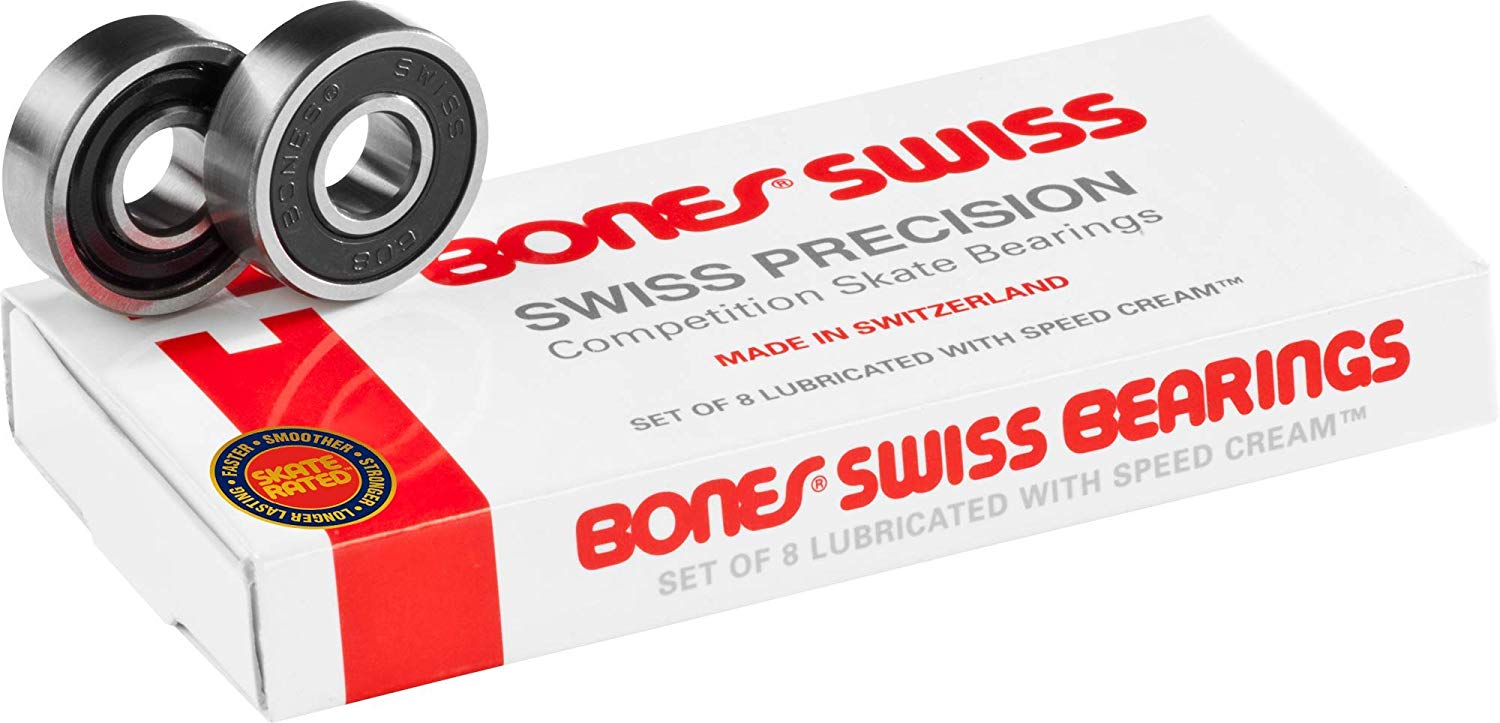 スケートボード BONES SWISS CERAMIC SKATEBOARD BEARINGS BONES SWISS BEARINGS – The Drive Skateboard Shop