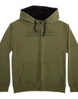 INDEPENDENT ZIP HOOD BAR STITCH OLIVE