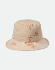 BRIXTON WOMENS PETRA PACKABLE BUCKET HAT WHITECAP/WHITECAP