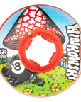 OJ WHEELS WINKOWSKI MUSHROOM ELITE WHITE/RED SWIRL EZ EDGE 101A (53MM)