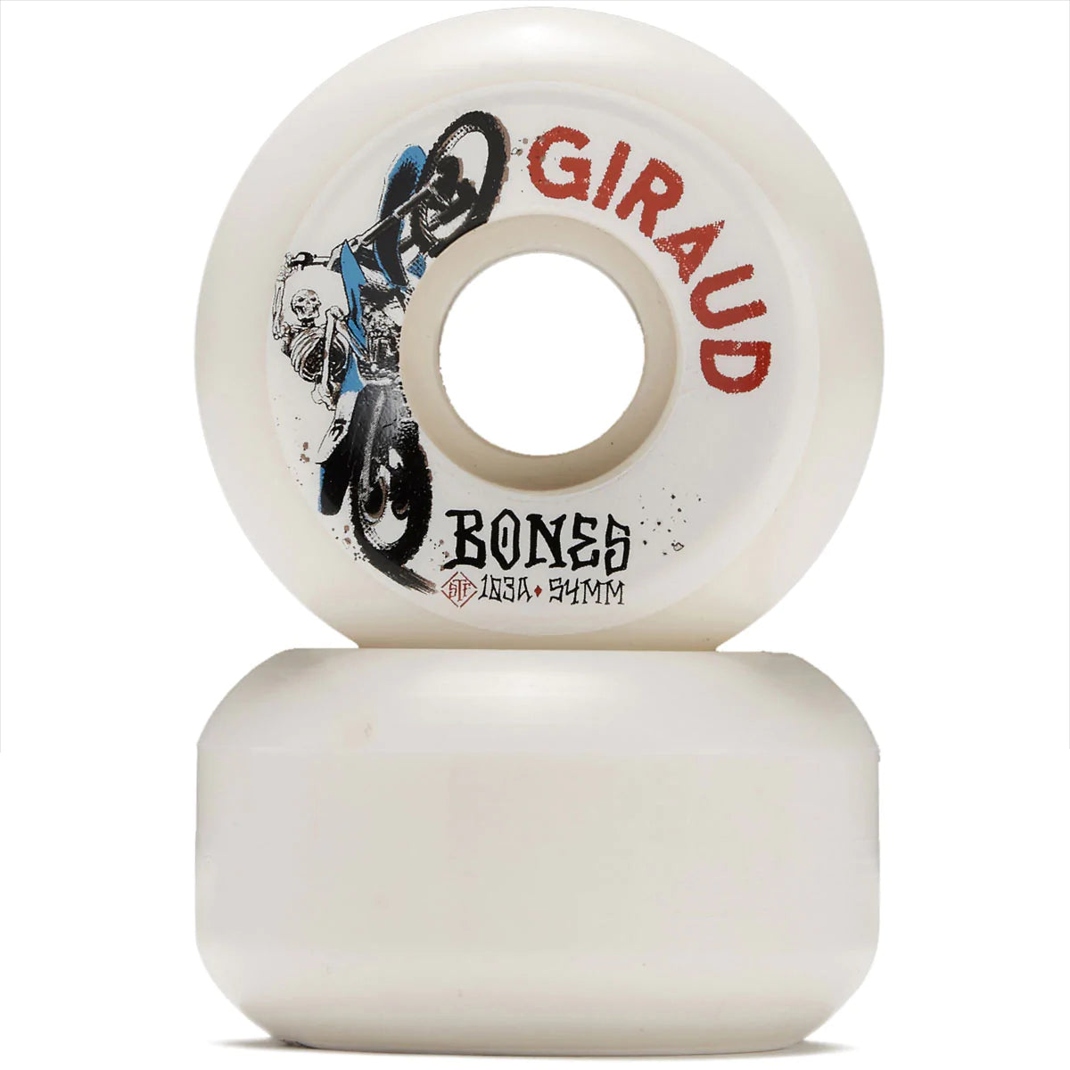BONES WHEELS - GIRAUD 12 O'CLOCK 103A V5 SIDECUT (54MM) - The Drive Skateshop