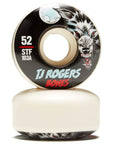 BONES WHEELS TJ ROGERS BLACK WOLF V3 SLIMS STF 103A (52MM/54MM) - The Drive Skateshop