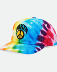 BRIXTON PEACE OUT MP SNAPBACK ACID TIE DYE - The Drive Skateshop