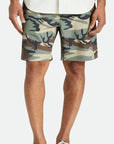 BRIXTON VOYAGE SHORT 18" CAMO SURPLUS - The Drive Skateshop