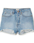 BRIXTON NATASHA CUT OFF SHORT - FADED INDIGO - The Drive Skateshop
