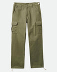 BRIXTON WAYPOINT TWILL CARGO PANT OLIVE SURPLUS