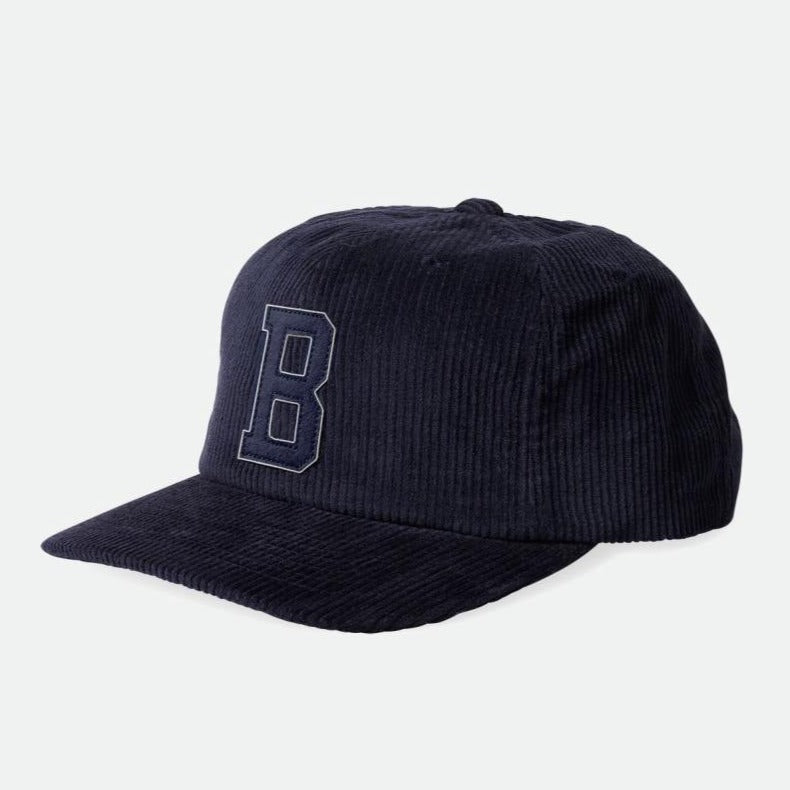 BRIXTON BIG B MP CAP WASHED NAVY CORD