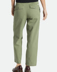 BRIXTON WOMENS VANCOUVER PANT OLIVE SURPLUS - The Drive Skateshop
