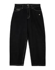 MAGENTA OG DENIM PANTS STITCH BLACK