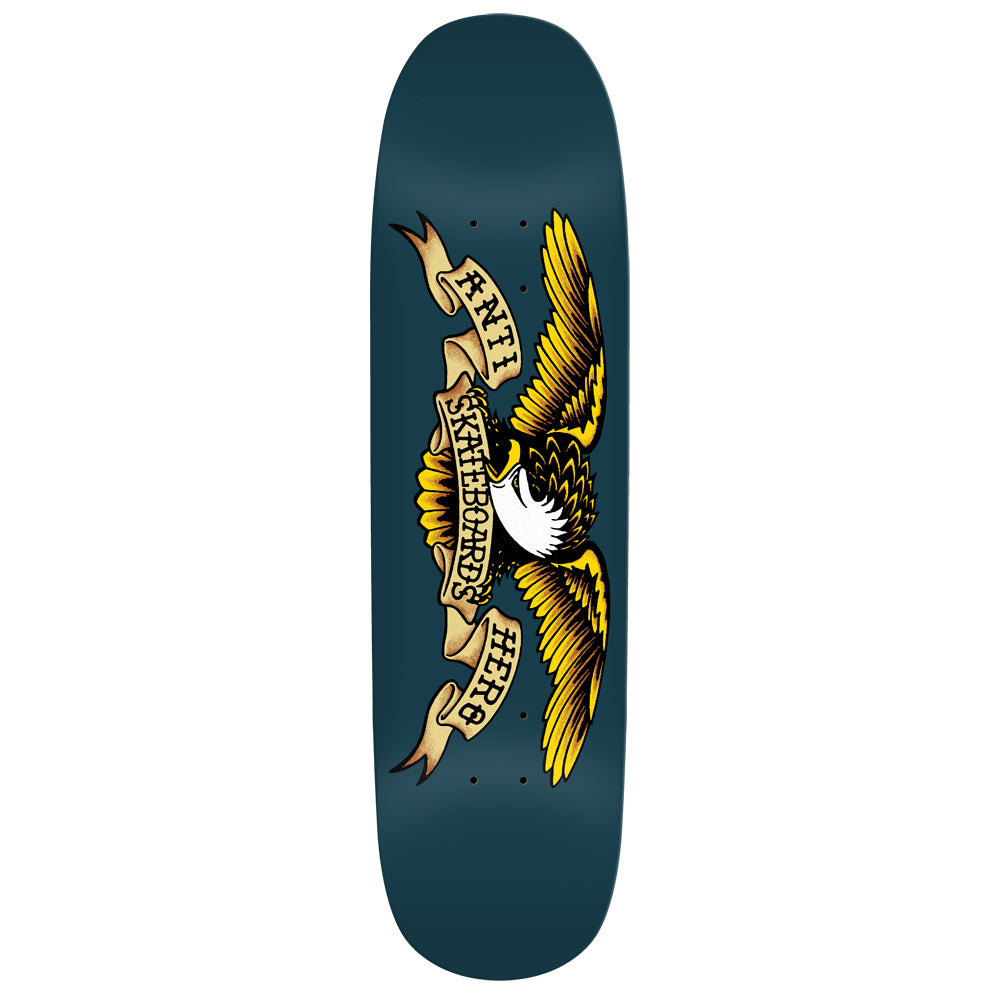 スケートボード ANTIHERO SHAPED EAGLE 8.75 ANTIHERO DECK - TEAM SHAPED EAGLE BLUE MEANIE (8.75