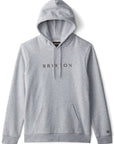 BRIXTON ALPHA LINE HOOD - HEATHER GREY - The Drive Skateshop