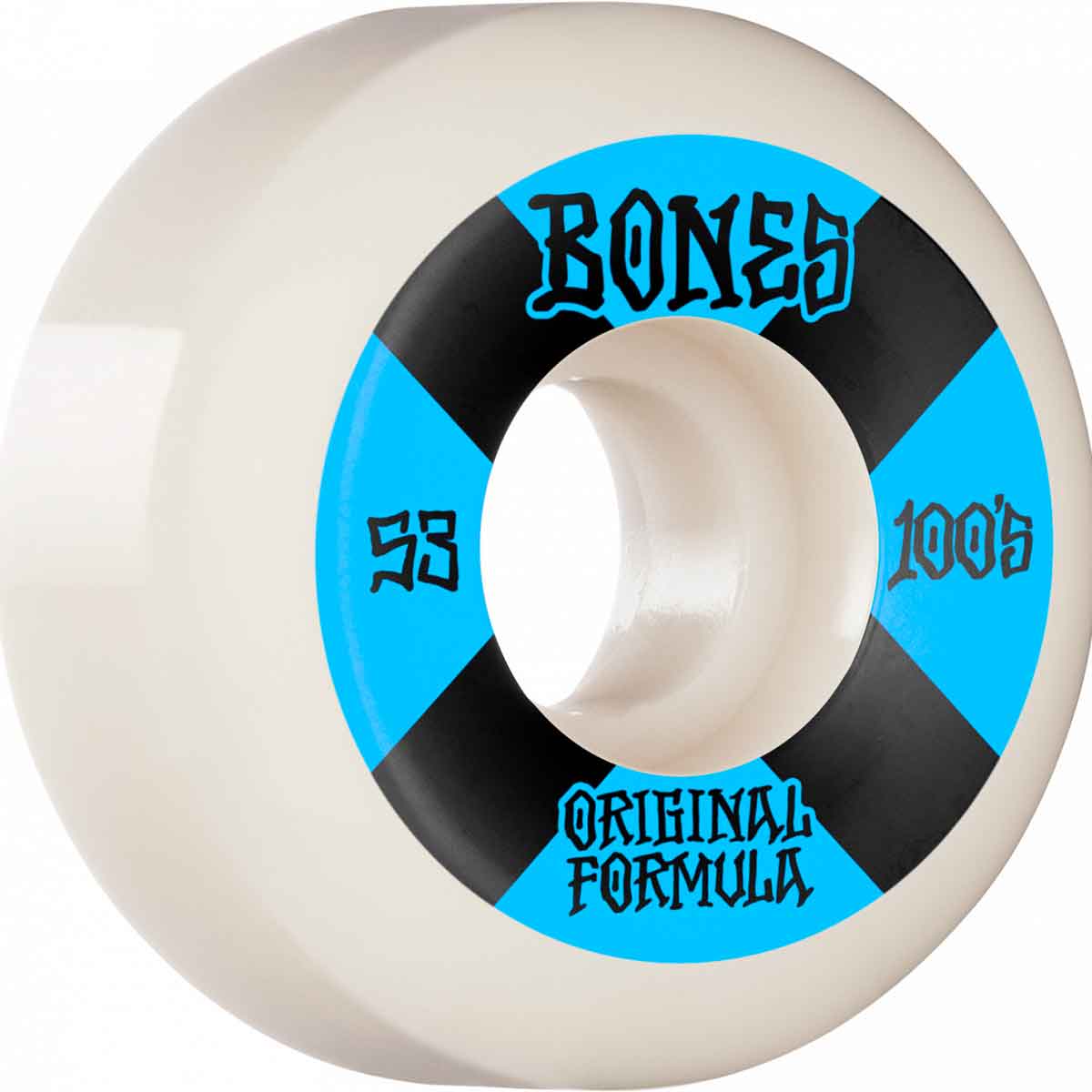 BONES 100'S - BONES LOGO V5 SIDECUTS (52MM/53MM/55MM) - The Drive Skateshop