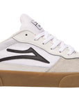 LAKAI CAMBRIDGE WHITE/BLACK SUEDE