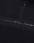 HUF CASCADE POLAR FLEECE JACKET BLACK - The Drive Skateshop