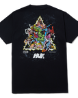 HUF X AVENGERS COSMIC ASSEMBLEDGE TEE BLACK
