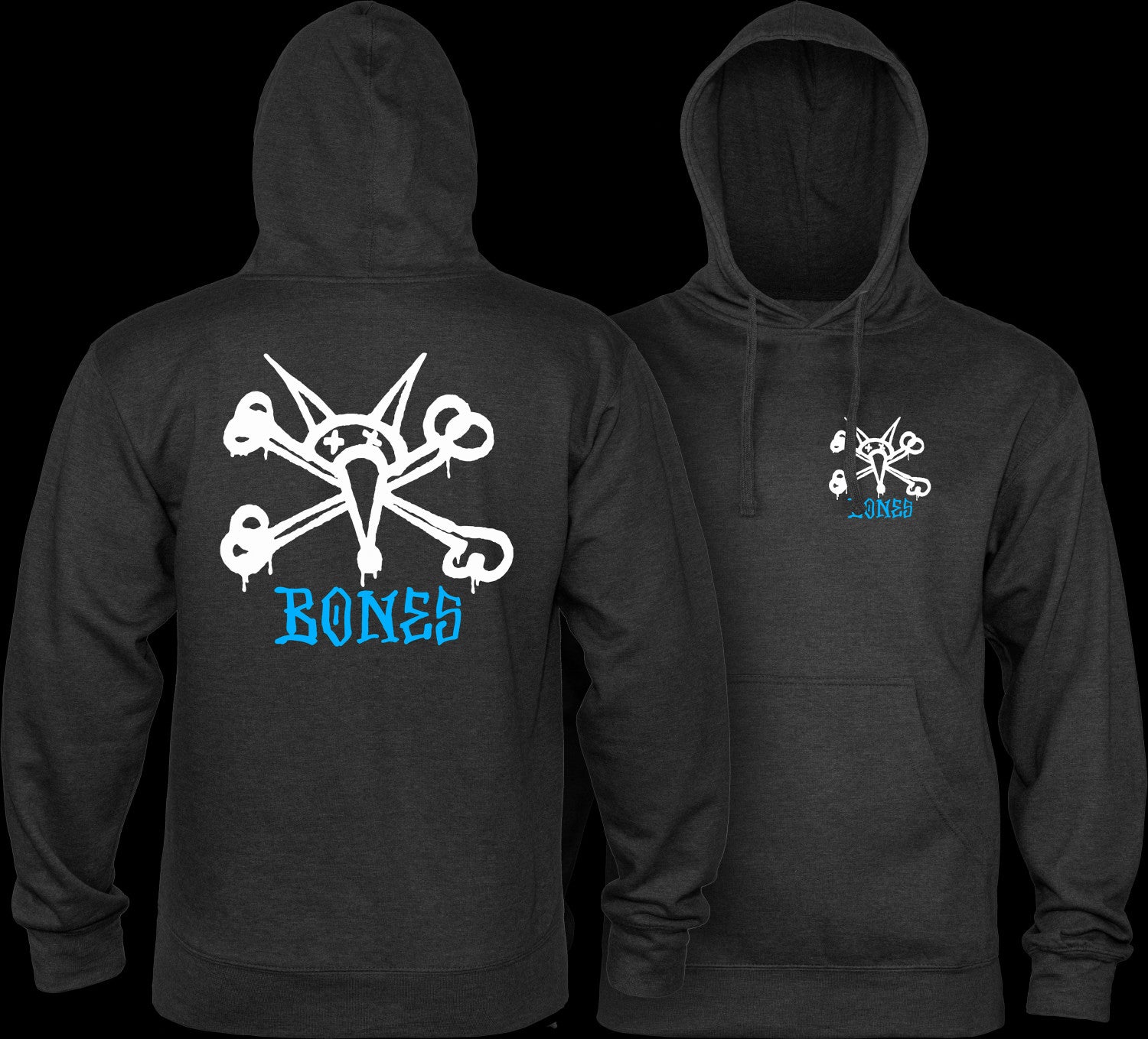POWELL PERALTA RAT BONES HOODY BLACK