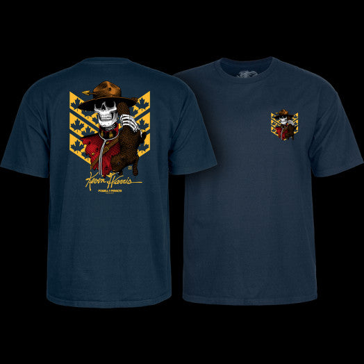 POWELL-PERALTA T-SHIRT KEVIN HARRIS MOUNTIE NAVY – The Drive