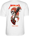 POWELL PERALTA X METALLICA COLLAB OG METALLICA TEE WHITE - The Drive Skateshop