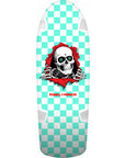 POWELL PERALTA RETRO DECK - OG RIPPER CHECKERED MINT (10") - The Drive Skateshop